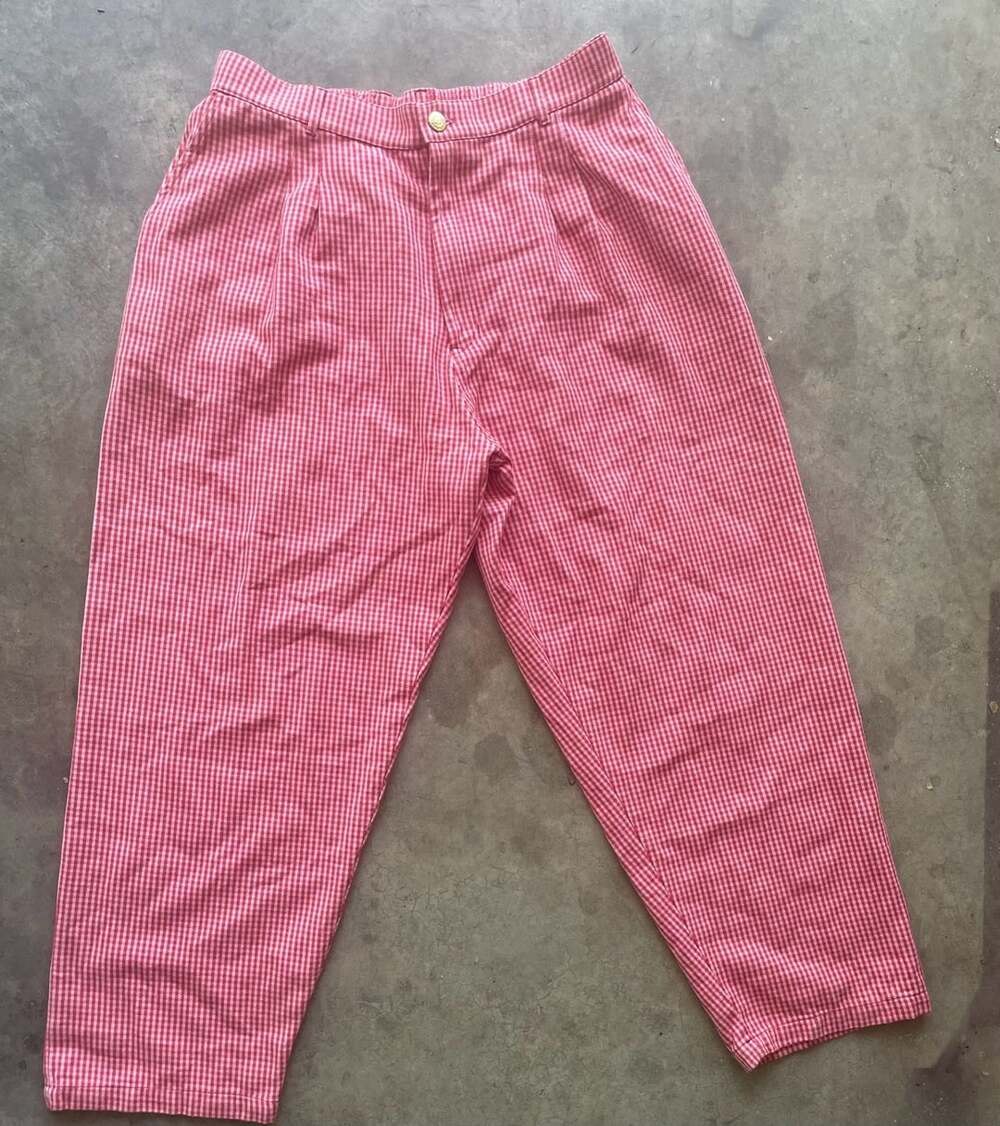 Big Bud Press Red Gingham Trousers